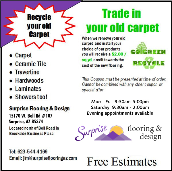 A flyer advertising carpet cleaning services in tucson.